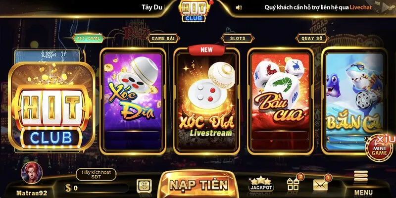 Các bước kích hoạt số điện thoại tại Hitclub