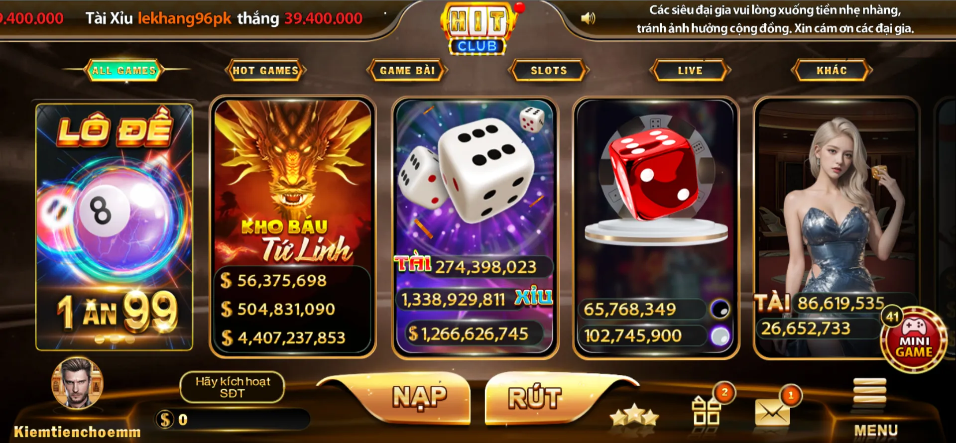 xác minh chính chủ ngân hàng HitClub